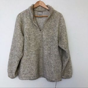 Fuzzy Oversized Sweatshirt